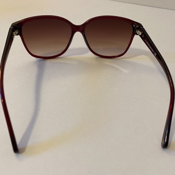 Banana Republic Sunglasses Women Purple Frames Gradient Lens Mid2000s WITH FLAWS - Picture 8 of 12